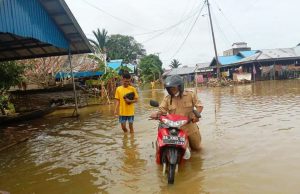 Banjir di Kota Barabai, Perpanjang Sengsara Warga Desa Pahalatan yang Sudah Dua Bulan Terendam