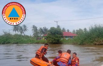 Warga Desa Samhurang Tenggelam, Sudah Ditemukan TRC BPBD HST Sekira 3,5 Km dari TKP