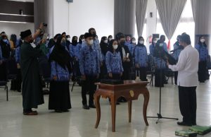 126 CPNS Diamabil Sumpah/Janji, Sekaligus Terima SK Pengangkatan PNS di Lingkup Pemkab Kutim