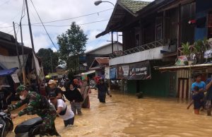 Dua Kota Sangatta Terkepung Banjir