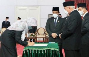 Sri Wahyuni Resmi Jabat Sekda Provinsi Kaltim