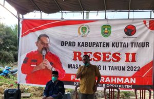 Dari Reses Faisal Anggota DPRD Kutim Desa Pelawan Gelap Gulita