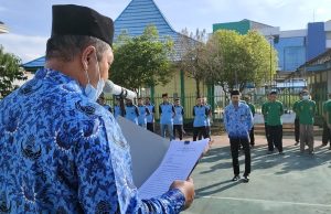 Pegawai dan WBP Rutan Barabai Apel Bersama, Semua Seksama Ikuti Peringatan Harkitnas 2022