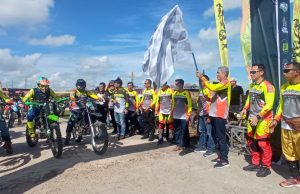 700 Rider Ikuti LB2AT HUT Bhayangkara ke 76 di Kutim