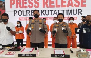 Lagi, Polres Kutim Gagalkan Peredaran Narkoba – Amankan Lima Tersangka dan 475,66 Gram Sabu-sabu
