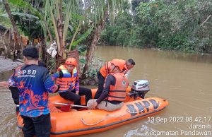 Keburu Malam, Pencarian Korban Tenggelam di Air Sungai Benawa HST Dihentikan, Tunggu Koordinasi