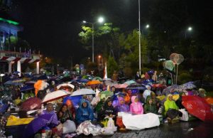 Meski Hujan, Ratusan Warga Tetap Ikuti Dziki Akbar, Peringati HUT Kota Batu ke-21