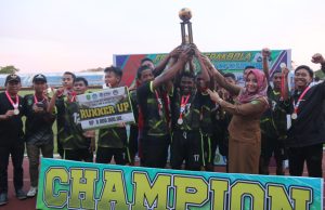 SMP Sangatta Utara Juara Fesbol Merdeka Belajar