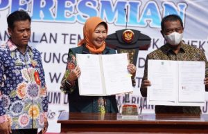 Wali Kota Batu Resmikan Jembatan dan Jalan Tembus Baru