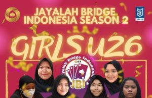 Timnas Girls U26 Juara Jayalah Bridge Indonesia 2 Invitasi Bridge Online