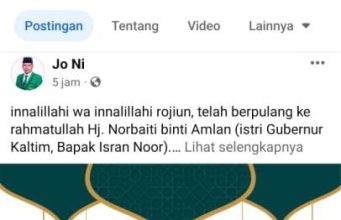 HJ Norbaiti Kaltim Meninggal, Ketua DPRD Kutim Ucapkan Belasungkawa