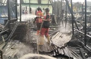 Tujuh Rumah dan Rumah Bangsalan 26 Pintu Dilalap Si Jago Merah