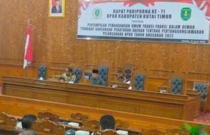 Ketua DPRD Kutim Pimpin Rapat Paripurna ke-11, Fraksi-Fraksi Sampaikan Pemandangan Umum