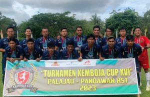Laga Kemboja Cup 2023, Tunas Muda “Memakau” Haliau, BAS Biru Lindas Ambarsasi Empat Gol