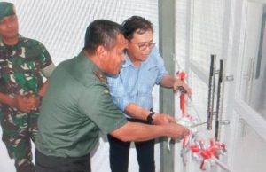 Resmikan Posbindu yang Dibangun KPC, Danrem : Ini Mewah