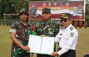 Tutup TMMD ke-117, Danrem : Untuk Kepentingan Pertahanan dan Kemanunggalan TNI-Rakyat