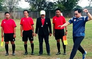 Sepak Bola Antar SLTA HST Digeber, Bupati Aulia : Tunjukkan Semangat dan Tetap Sportif