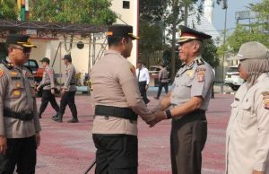 Lima Personel Polres Kutim Naik Pangkat