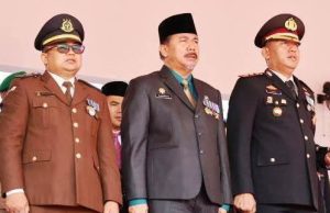 Sekda Kukar Hadiri Upacara HUT ke-78 TNI