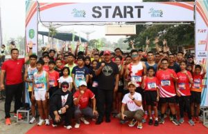 Bupati Edi Damansyah Lepas Lomba Lari KRR II