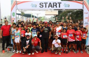 Bupati Edi Damansyah Lepas Lomba Lari KRR II