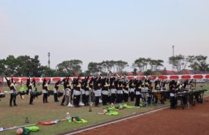Tim Marching Band Kukar Ikut Kejuaraan Piala Hamengku Buwono X 2023