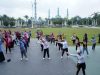 Jelang HUT ke-23, DWP Gelar Senam Sehat Bersama
