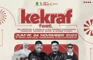 Wabup Rendi Solihin Ajak Masyarakat Padati Kekraf Fest 2023 di Taman Kota Raja