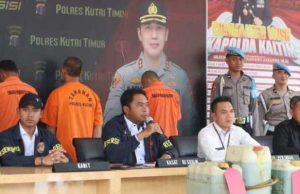 Polres Kutim Amanakan BBM 3,2 Ton dan Tiga Tersangka