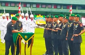 Serentak, Tiga Dandim dan Satu Danyonif Diserahterimakan di Barabai, Ini Pesan Danrem 101/Antasari