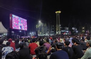 Bupati Kukar Penuhi Harapan Netizen, Nobar Timnas U-23 di Videotron