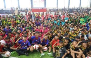 Ratusan Pelajar Ikuti Festival Sepak Bola Usia Dini, Garapan Dispora dan Askab PSSI Kukar