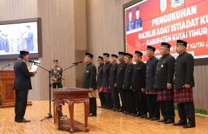 Majelis Adat Kutai Dikukuhkan