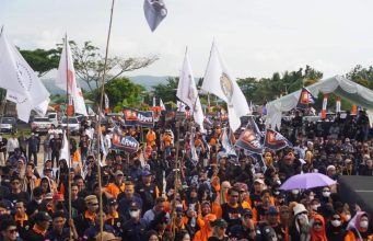Ribuan Pendukung dan Relawan Hadiri Deklarasi Pasangan Army