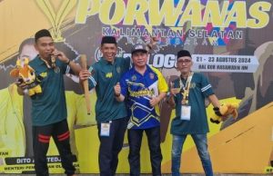 Tim Balogo PWI Kaltim Raih Perunggu Porwanas Kalsel 2024