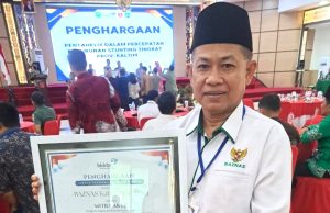 BAZNAS Kutim Peroleh Penghargaan Mitra Aktif dari BKKBN