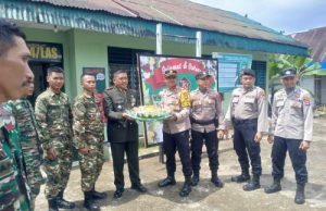 Kejutan, Surprise Tumpeng dari Pak Polisi ke Sejumlah Koramil di HST, Sinergi Kuat Antara Dua Institusi