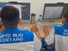 UPTD BLKI Bontang Gelar Pelatihan Desain Grafis