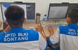 UPTD BLKI Bontang Gelar Pelatihan Desain Grafis