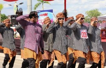 Peringati Hari Sumpah Pemuda, Dispora Kukar Gelar Gerak Jalan