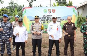 Dukung Program Asta Cita dan Ketahanan Pangan, Polres Kutim Launching Gugus Tugas Polri