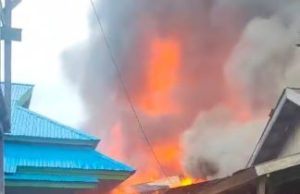 Kebakaran Hebat di Batu Ampar, Diperkirakan Ratusan Rumah Ludes Terbakar