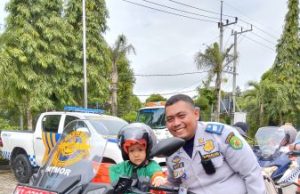 Tingkatkan Kesadaran Berlalu-lintas Sejak Dini Melalui Program SALUD, Puluhan Siswa TK Datangi Dishub Kutim