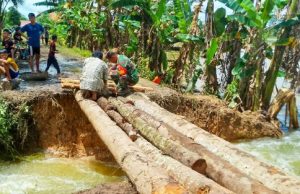 Dukungan Babinsa Pandawan HST, Akses Transportasi yang Putus di Timbuk Tinggi Masiraan Teratasi