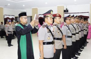 Sejumlah Pejabat Polres Kutim Pindah Tugas