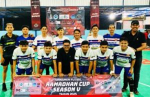 Laga Futsal Ramadhan Cup 2025, Putra Murakata Gulung Jagung FC, Tuan Rumah ATA FC Kandas