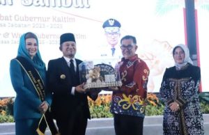 Sekkab dan Asisten II Kukar Hadiri Pisah Sambut Gubenur Kaltim