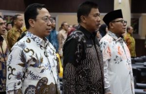 Sekkab Sunggono Hadiri Sertijab Kepala BPK Perwakilan Kaltim