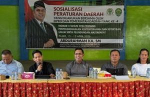 Sosialisasikan Perda Nomor 4/2024, Abdurahman : Ketertiban Umum juga Jadi Tanggungjawab Masyarakat