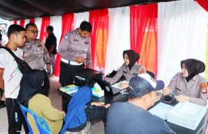 Car Free Day Polres HST di Dwi Warna Barabai, Kapolres : Ini Bukan Sekadar Ajang Olahraga dan Santai